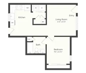 2A2 | 1 Bed | 1 Bath 2A2 | 1 Bed | 1 Bath