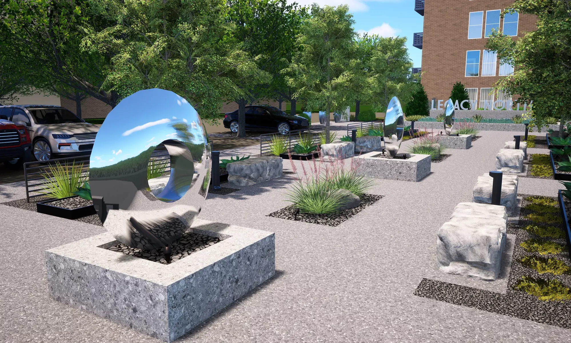 Legacy North - City, Path, Car