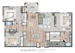 Wellington | 3 Bed | 2 Bath | 32A-Garage