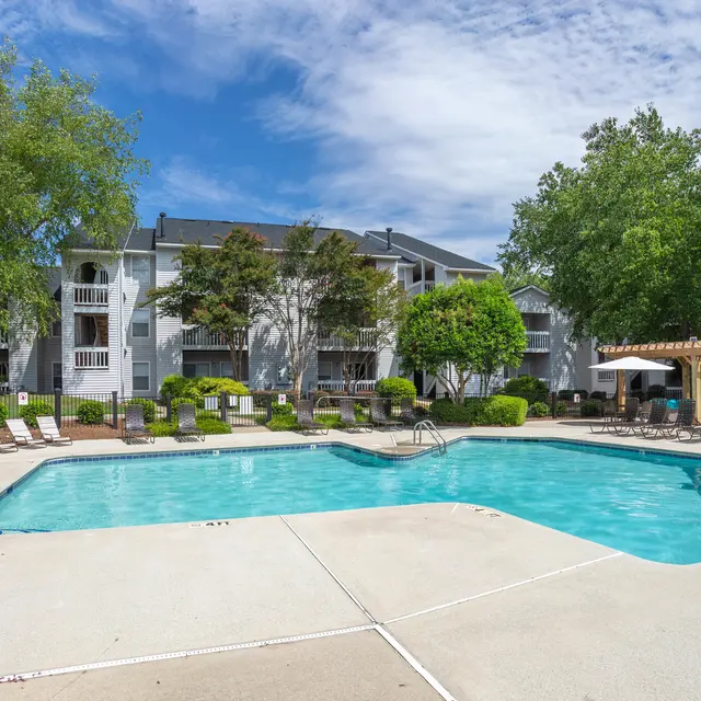 large resort style pool