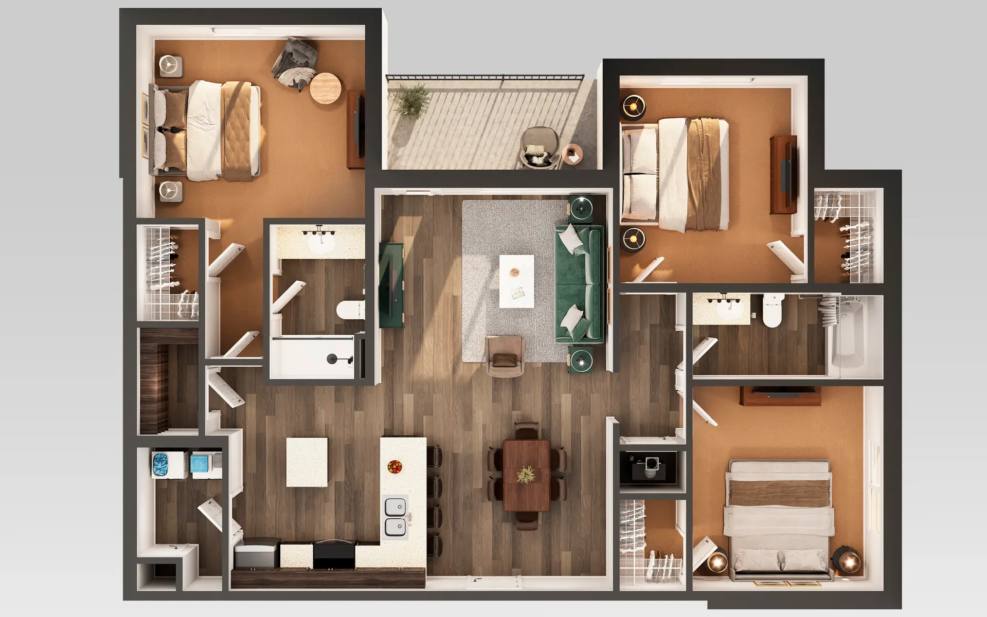The Jewel Whispering Oaks - Diagram, Floor Plan