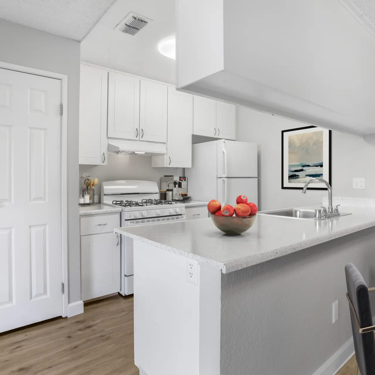 3310 Apartments - Indoors, Interior Design, Kitchen