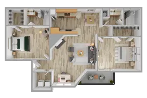 2B Flat REEP Renovated