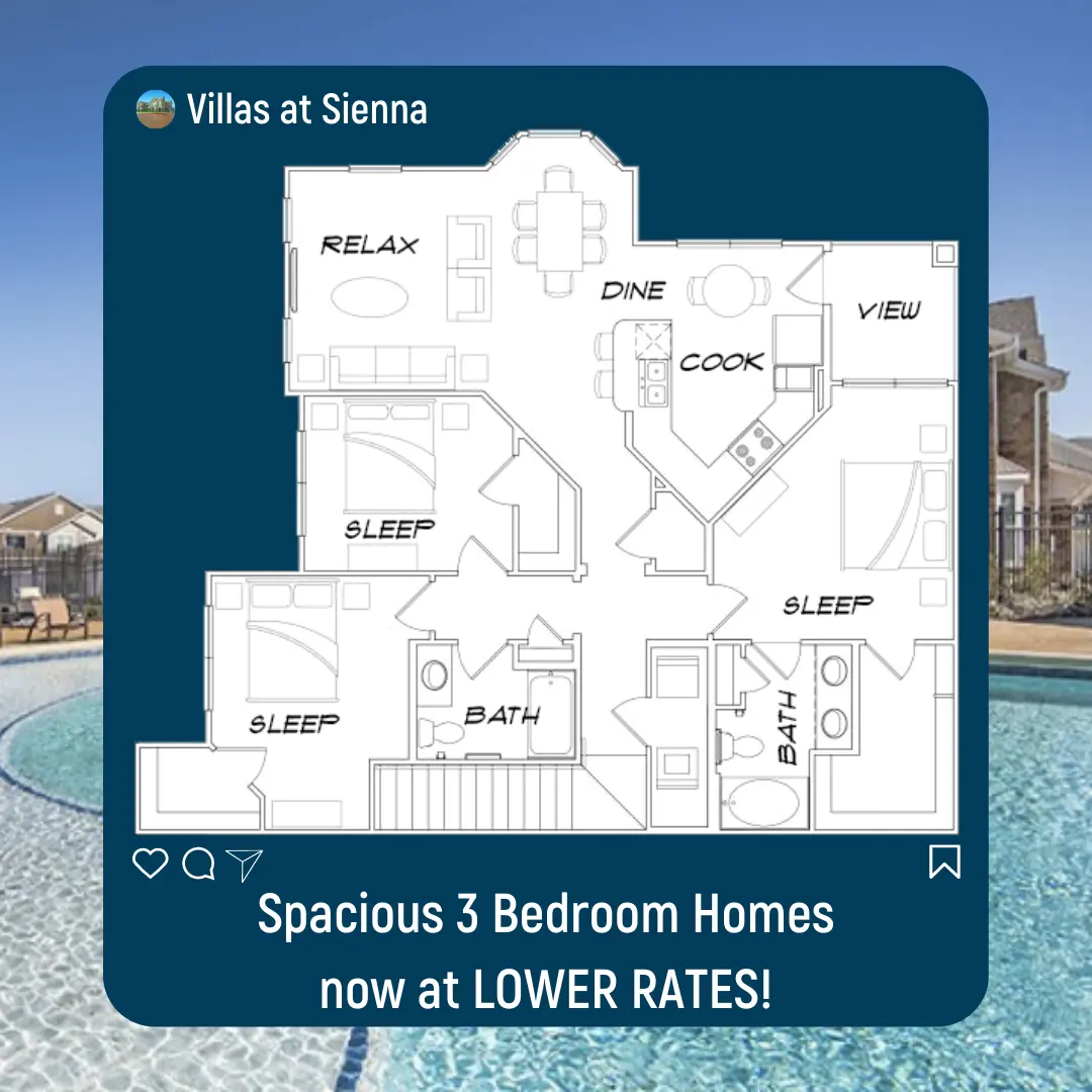 Villas at Sienna Apartments - Chart, Diagram, Plan