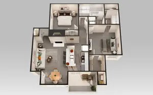 2 Bedroom 1 Bath
