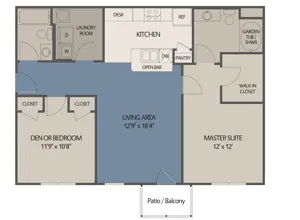 2 Bed/2 Bath Main Fl