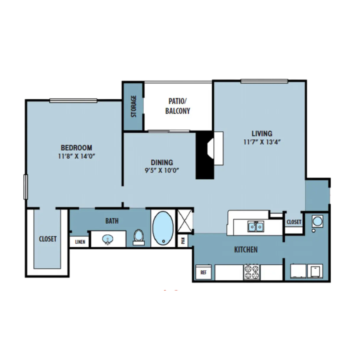 SYNC at Vinings - Diagram, Floor Plan