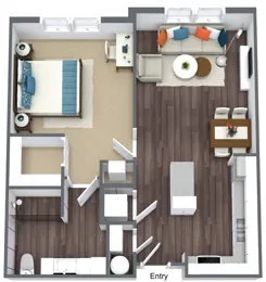 One Bedroom - One Bath