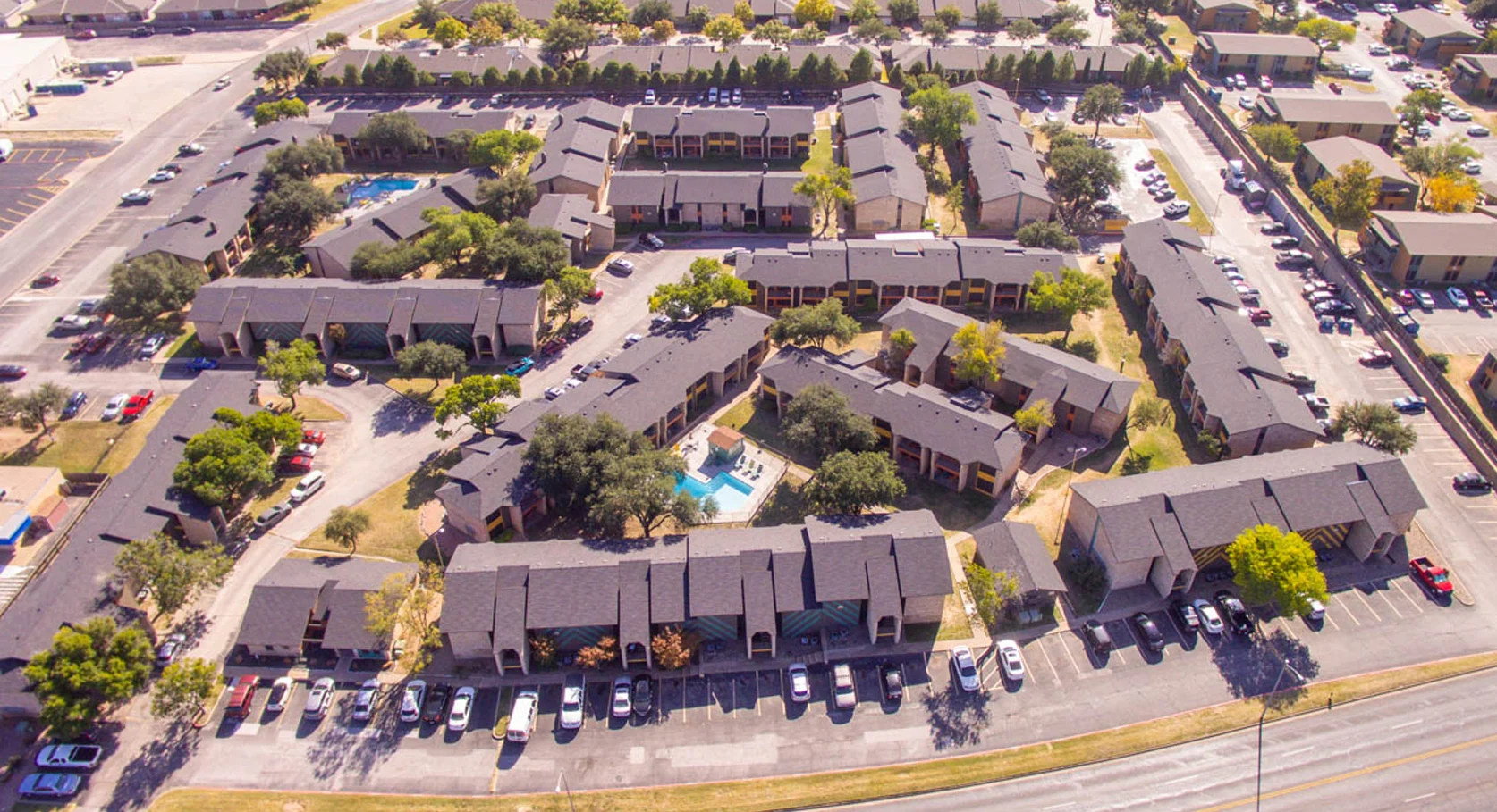 Plaza Square Apartments - Scenery, Urban, Aerial View
