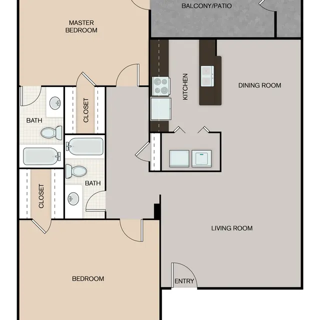 Falls and Oak Village - Diagram