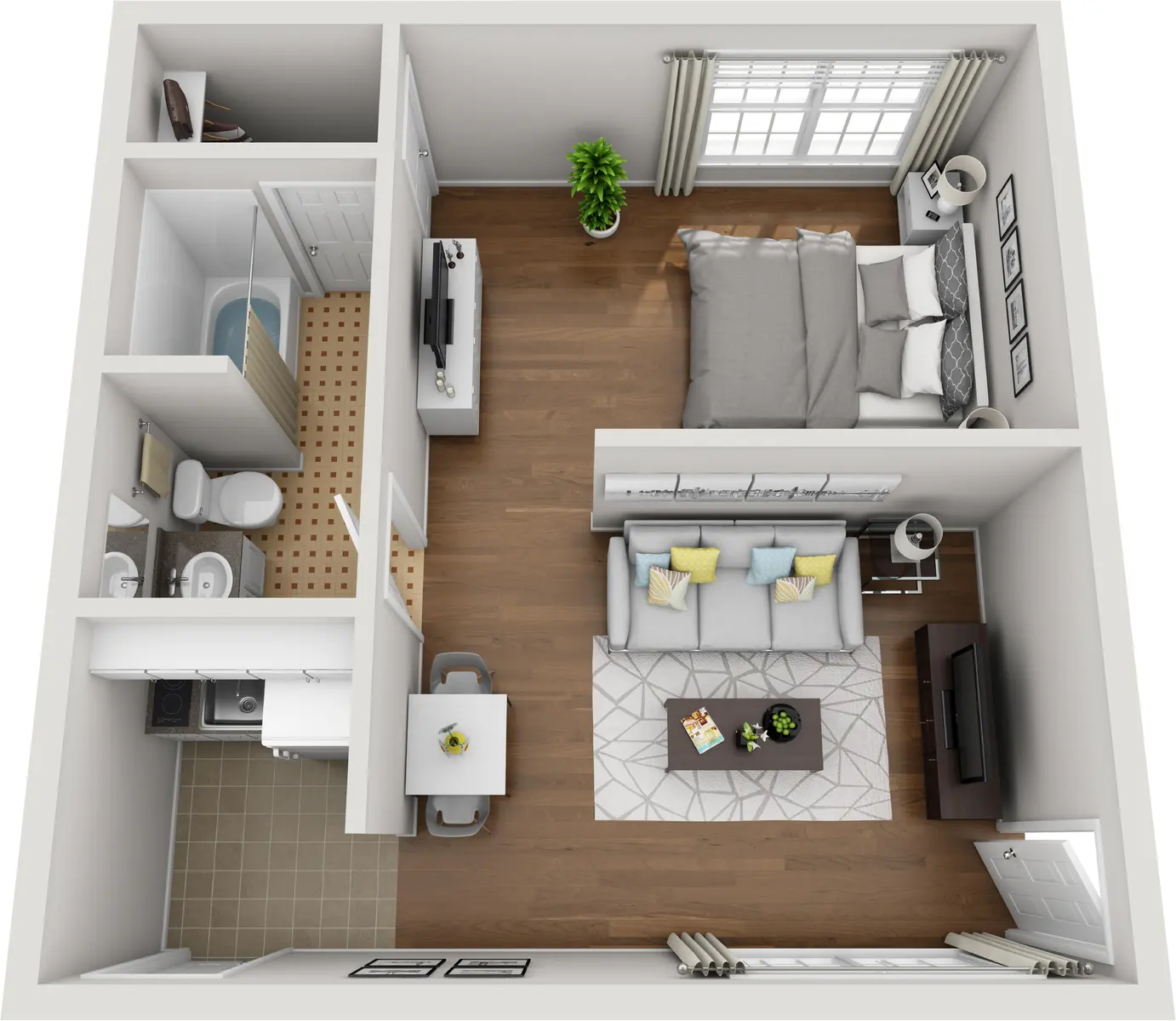 Crestwood Place Apartments Crestwood Place Apartments - Floor Plan, Diagram