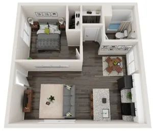 A1 | 1 Bed | 1 Bath