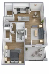 1 Bed 1 Bath