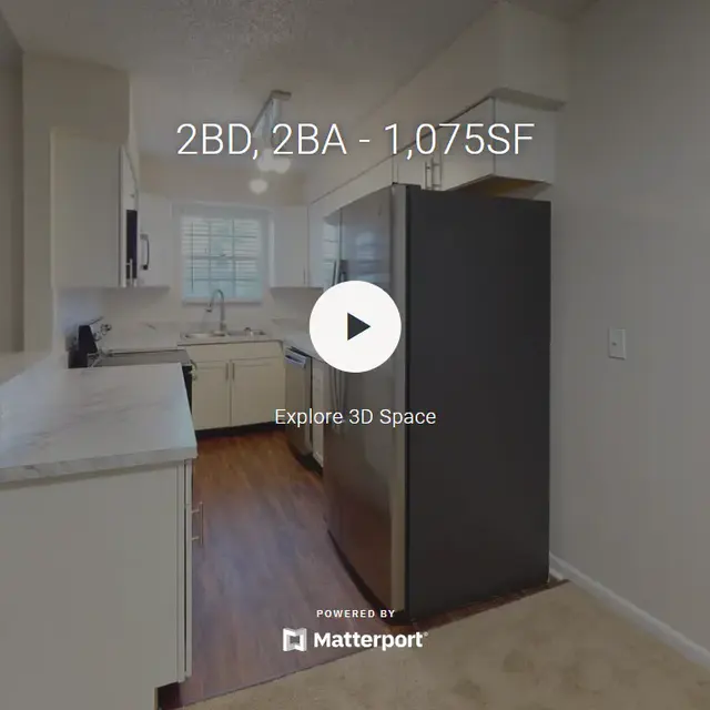 2BD, 2BA - 1,075SF 2BD, 2BA - 1,075SF