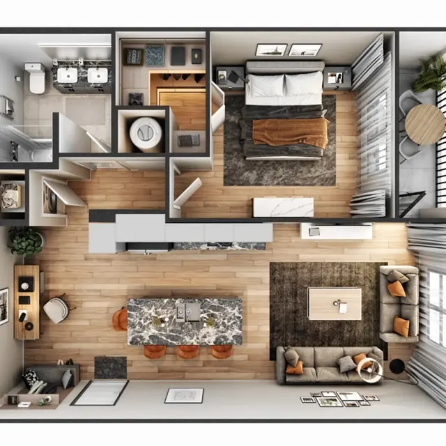 Asbury - Indoors, Interior Design