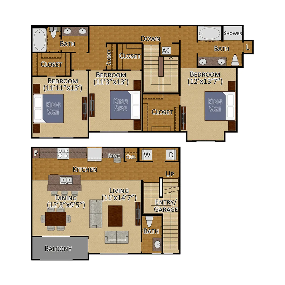 West Lake Park Apartments - Diagram