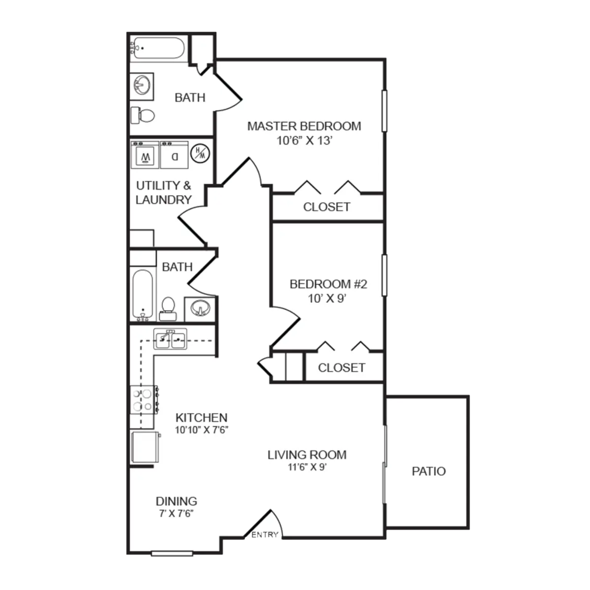 Retreat at Texas City - Diagram