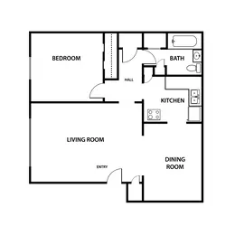 1 Bedroom 1 Bath