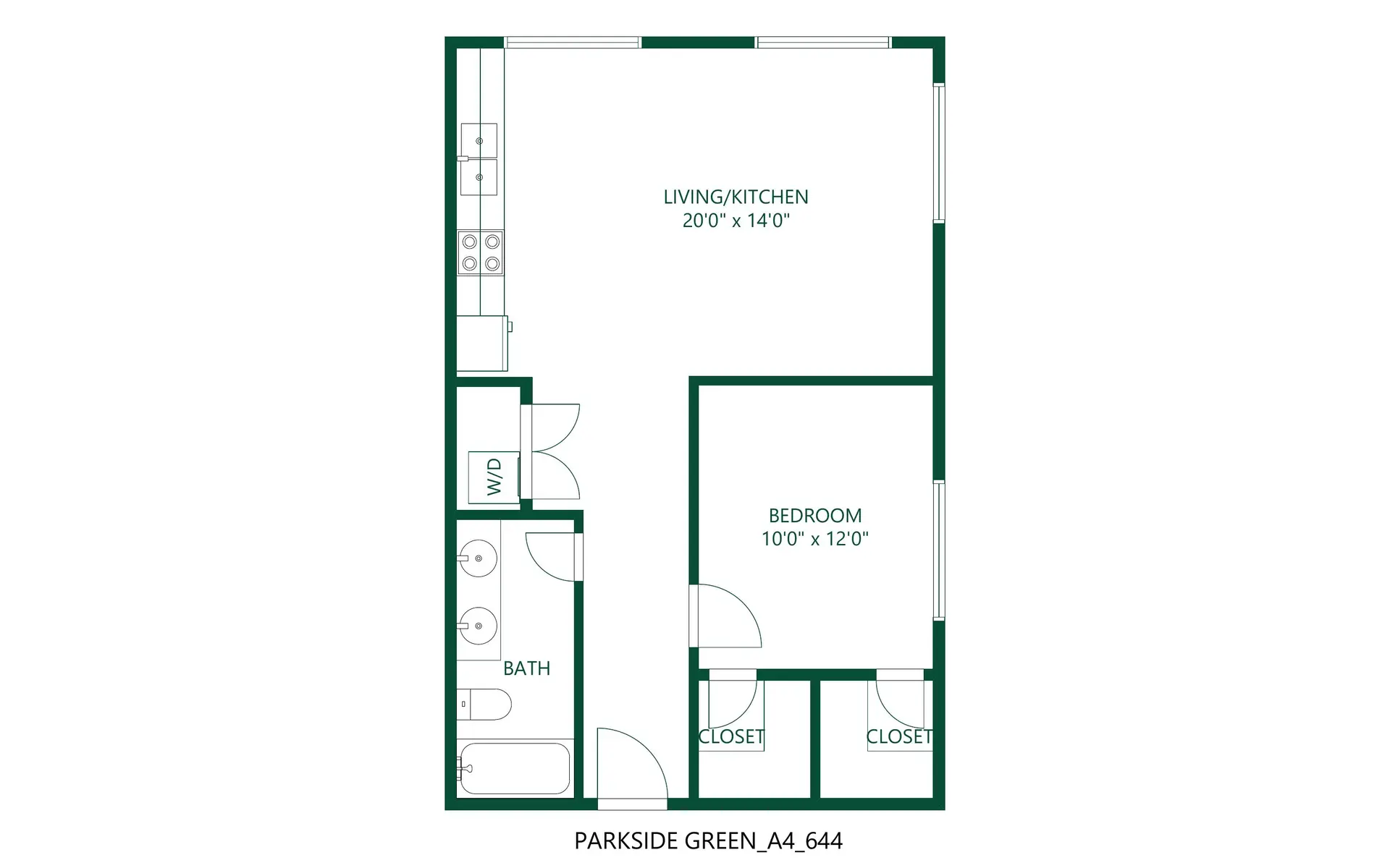 Parkside Green at Bishop Ridge - Diagram, Floor Plan