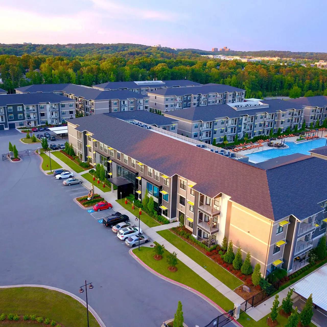 Entrance to Bowman Pointe Entrance to Bowman Pointe Luxury Apartments in Little Rock, Arkansas.