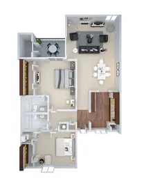 2 Bed Large Downstairs