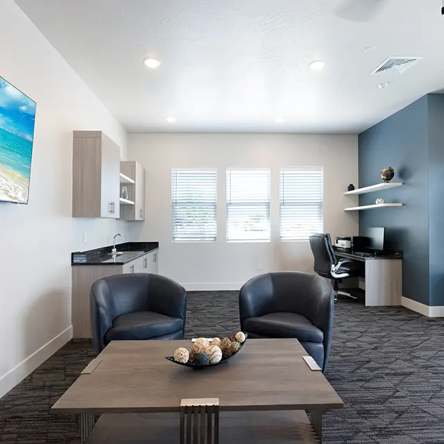 Cascade Springs Apartments - Indoors, Living Room, Table