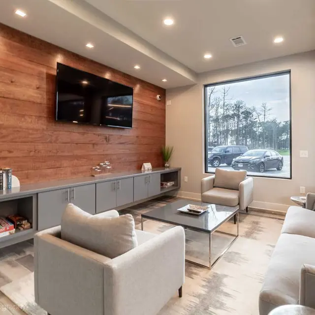 Villa Westlake Apartments Lake Charles, Louisiana Villa Westlake - Room, Couch, Table, TV big screen area