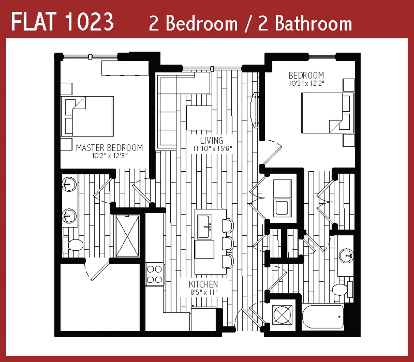 The Flats at Avalon Park Wesley Chapel - Diagram, Floor Plan, Blackboard