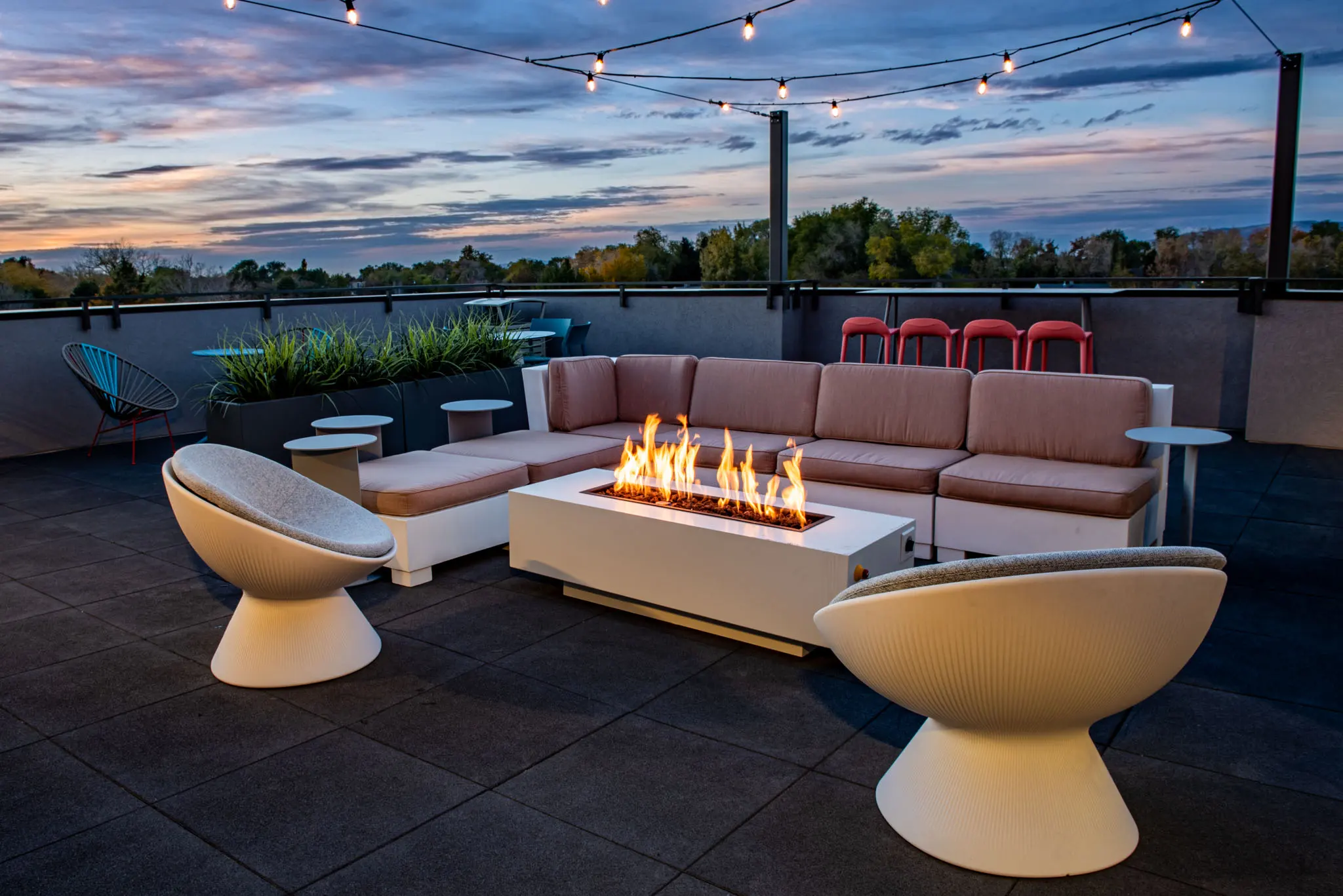 The Royce on 9th - Couch, Furniture, Terrace