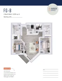 2 Bedroom 2 Bathroom