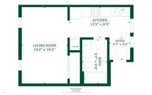 1 Bedroom 1 Bathroom