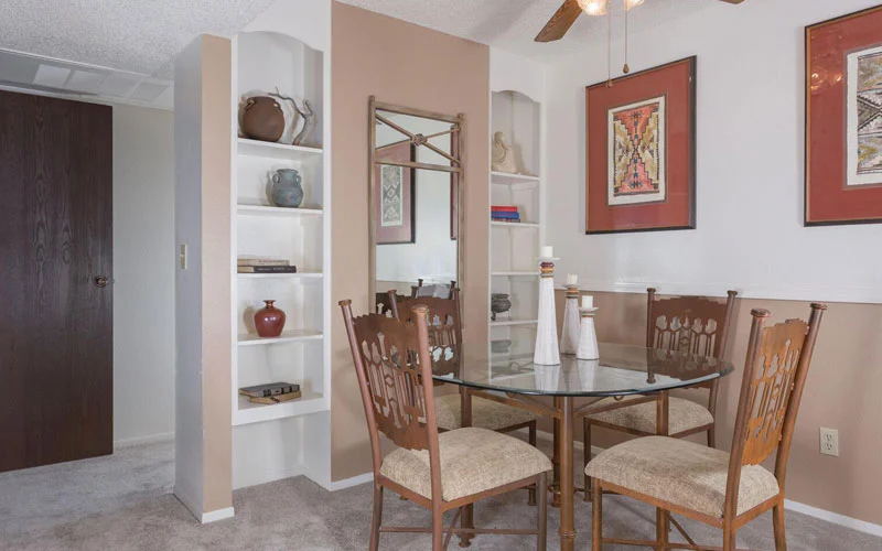 Maguire Hill Apartments - Dining Table, Dining Room, Table