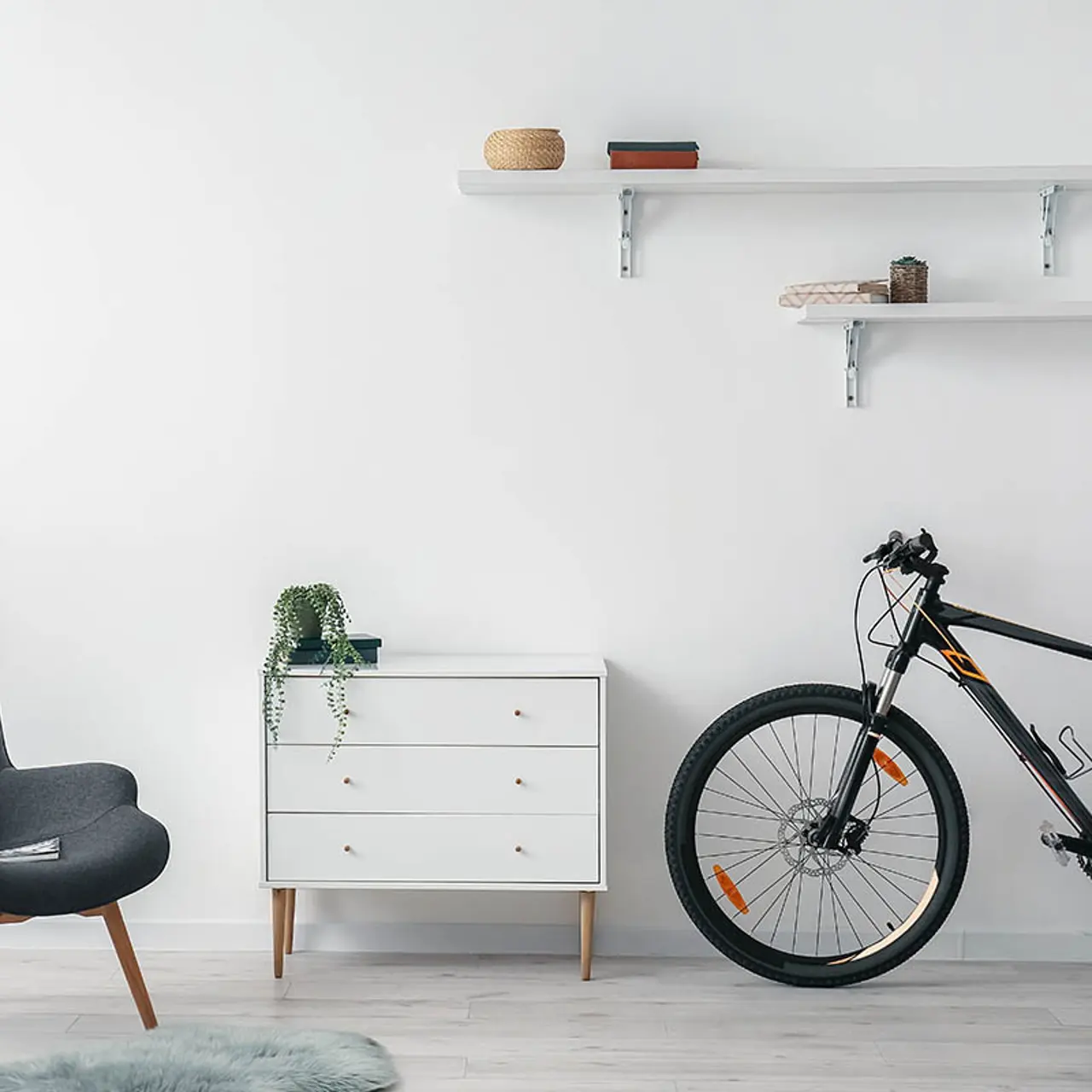 Riverway Apartment - Chair, Furniture, Bicycle