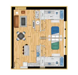 P2 2 Bed