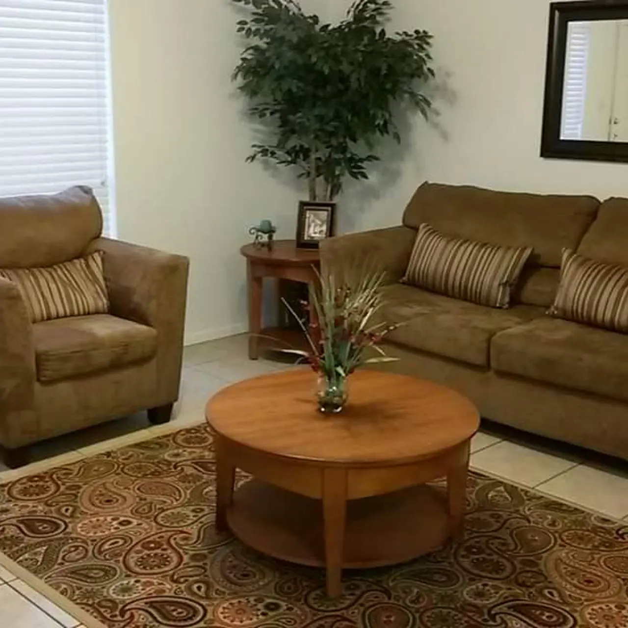 Trails Place - Rug, Couch