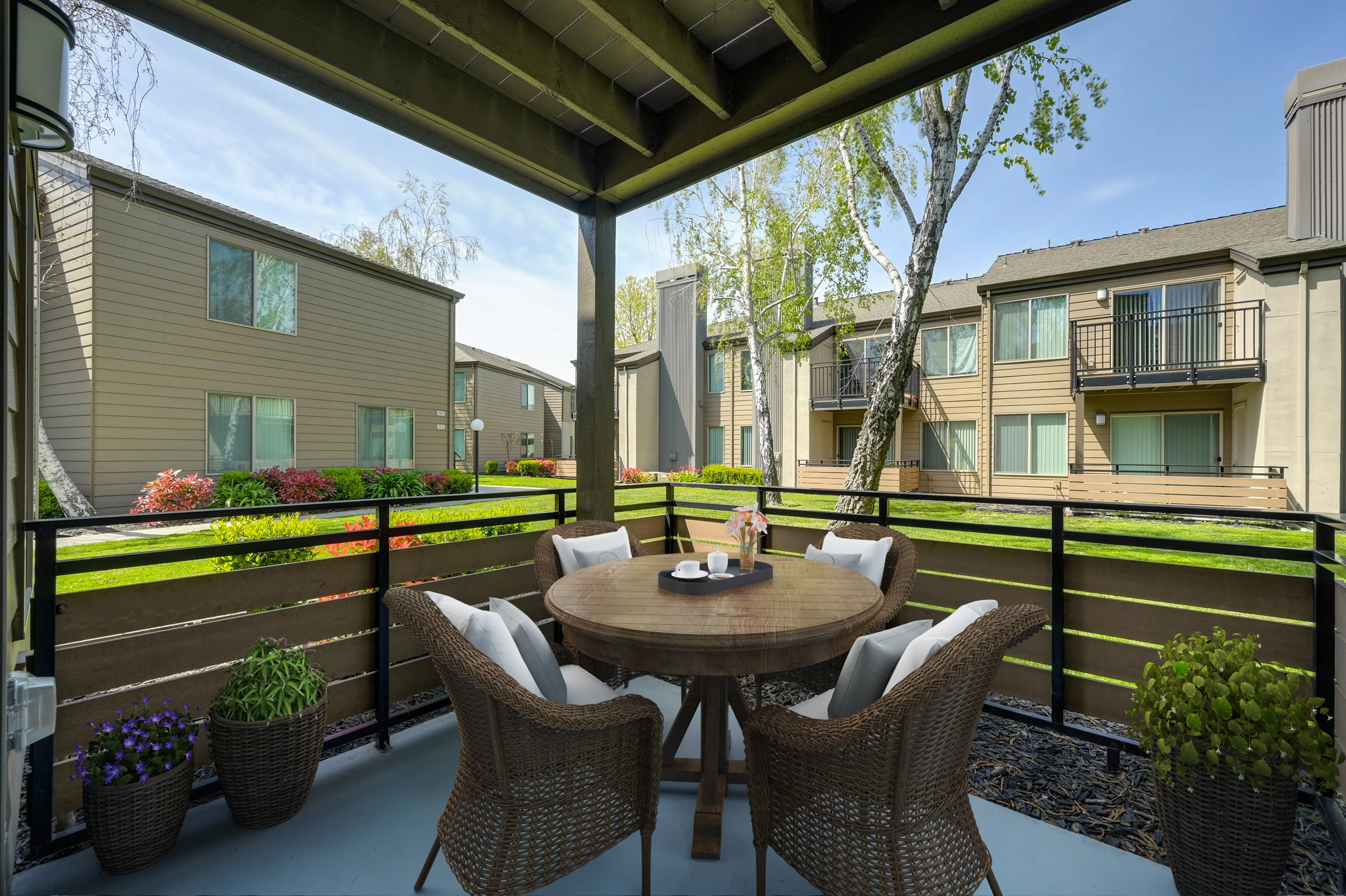 Lakeview Village - Balcony, Interior Design, Plant