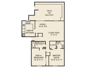 2 Bed/2 Bath Up (G) 2 Bed/2 Bath Up (G)
