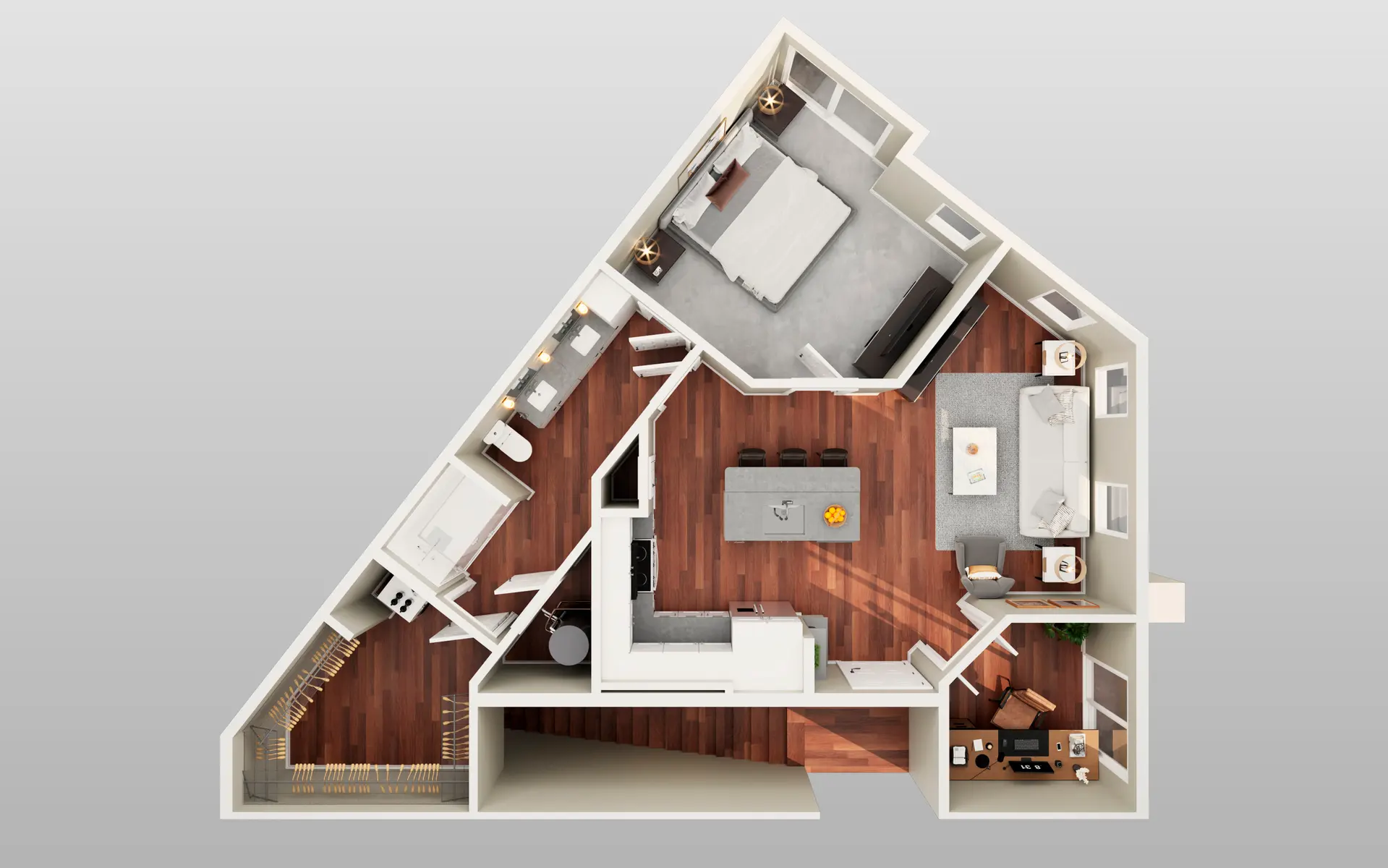 District Midtown - Indoors, Interior Design, Diagram