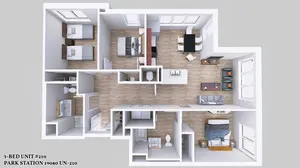 Three Bedroom Three Bedroom