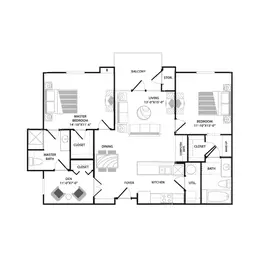60% 2 Bedroom 2 Bathroom Sm 60% 2 Bedroom 2 Bathroom Sm