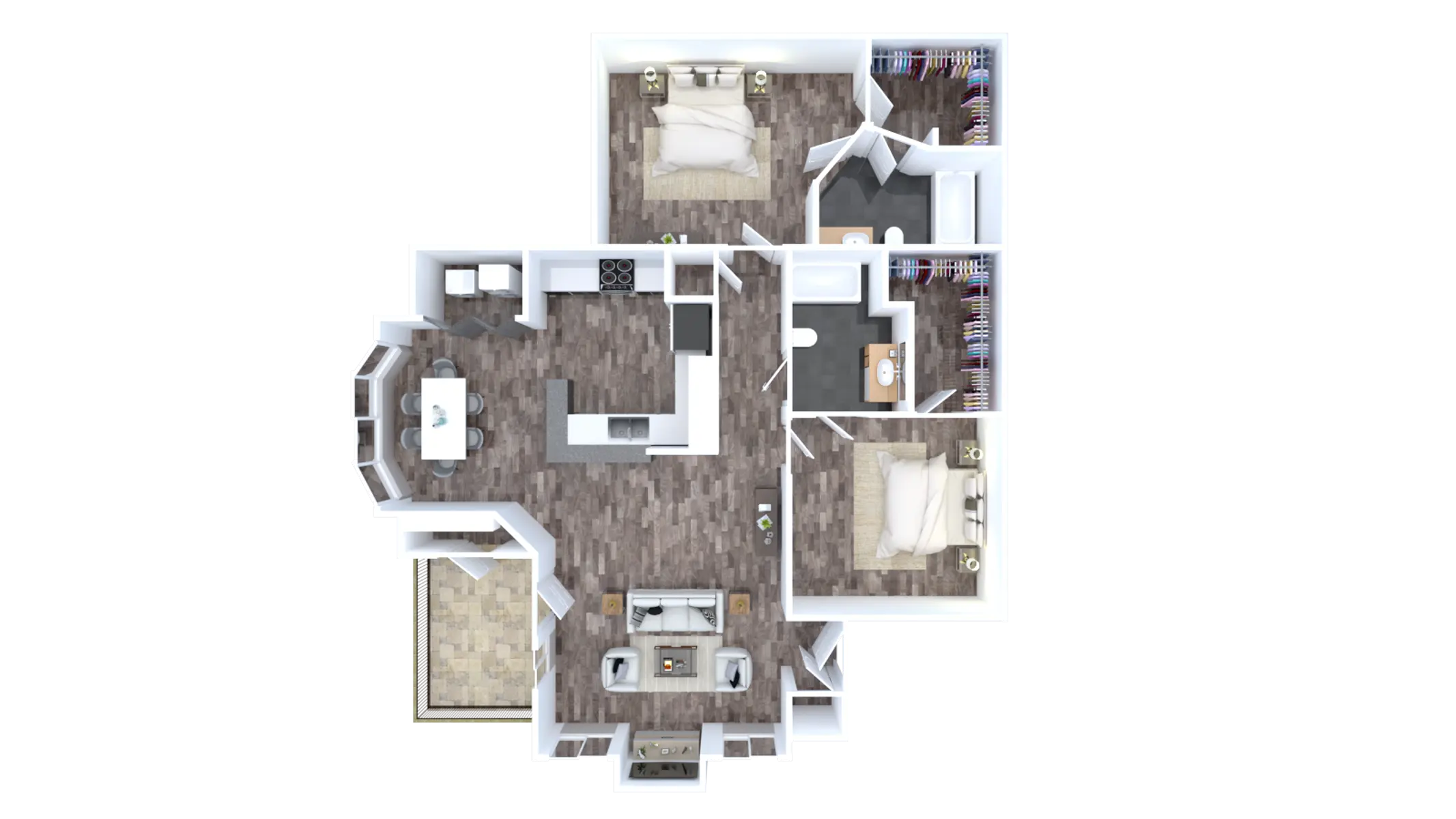 Holly Apartments - Neighborhood, Floor Plan, Diagram