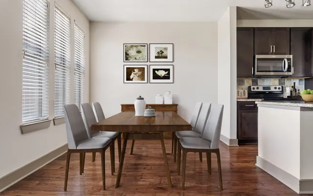 Interior of Terrawood Apartments in Grapevine TX - Dining Room, Dining Table, Table