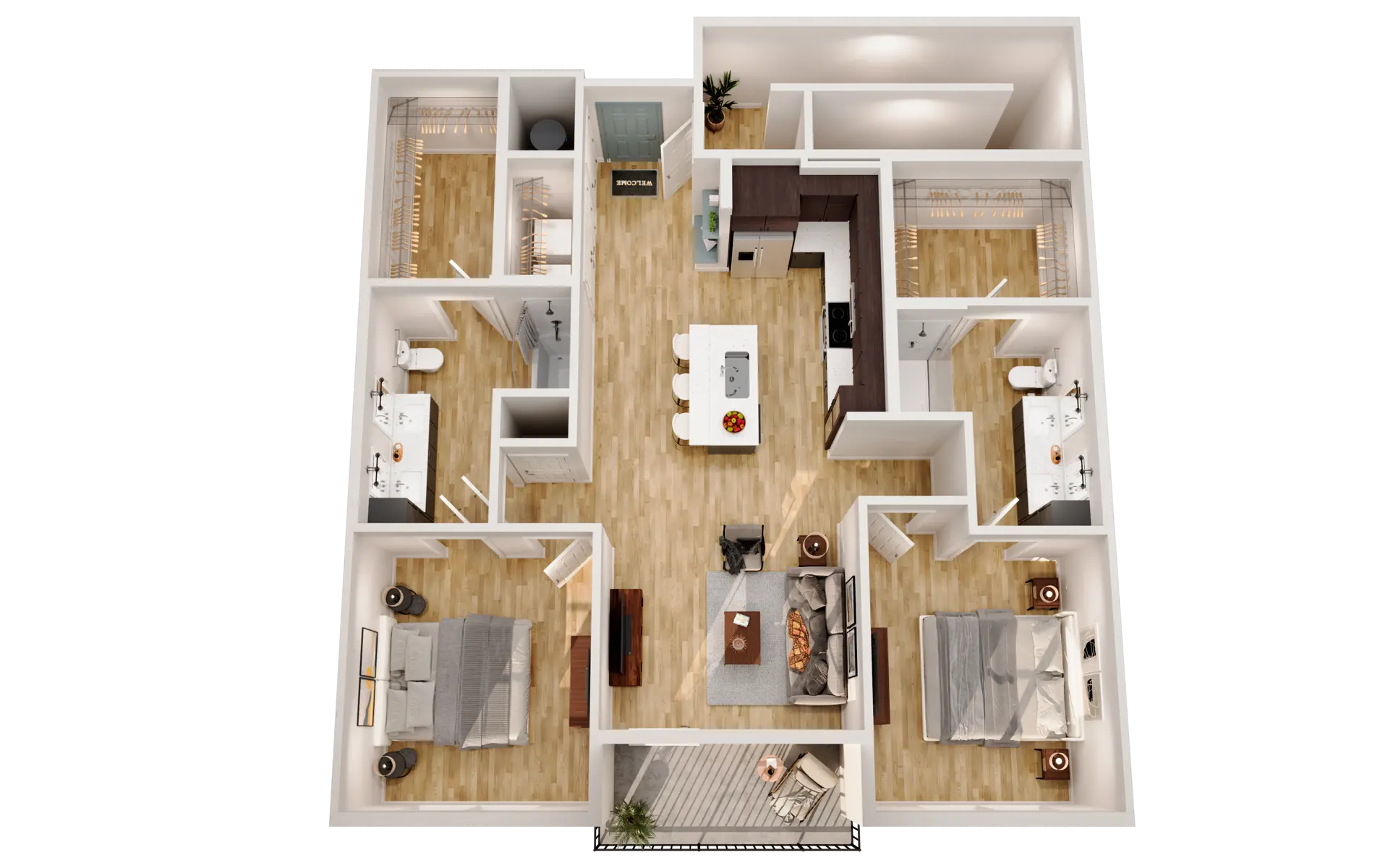 Optima Mallard Creek - Indoors, Interior Design, Diagram