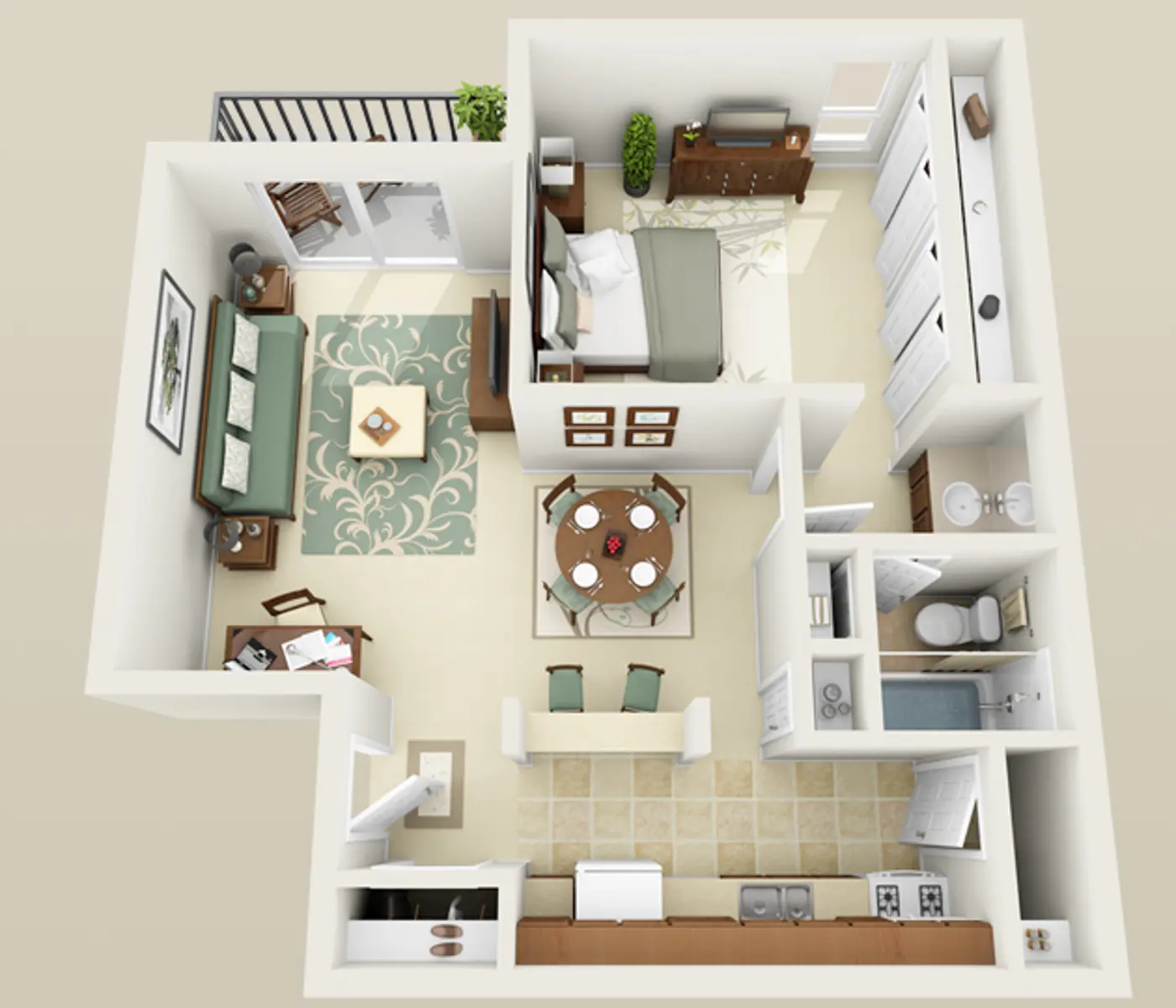 Seasons - Diagram, Floor Plan