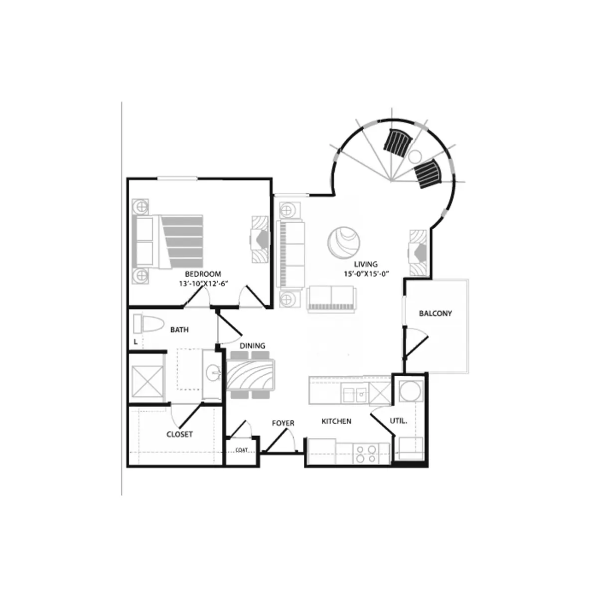 Peachtree Senior - Chart, Diagram, Plan