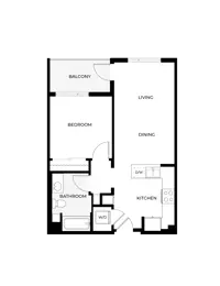 One Bedroom A6