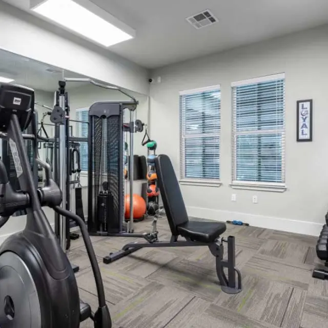 North Village Plaza Apartments - Gym, Chair, Sport