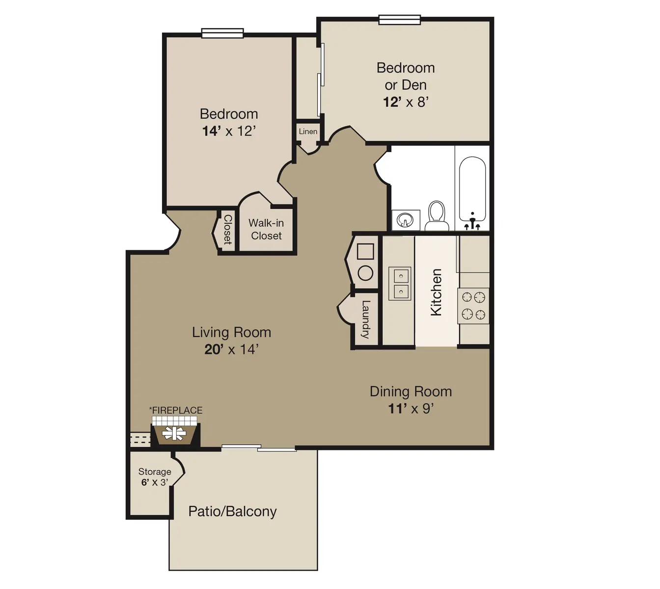 Woods of Castleton - Floor Plan, Diagram