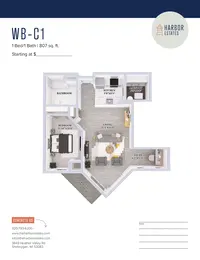 1 Bedroom 1 Bathroom