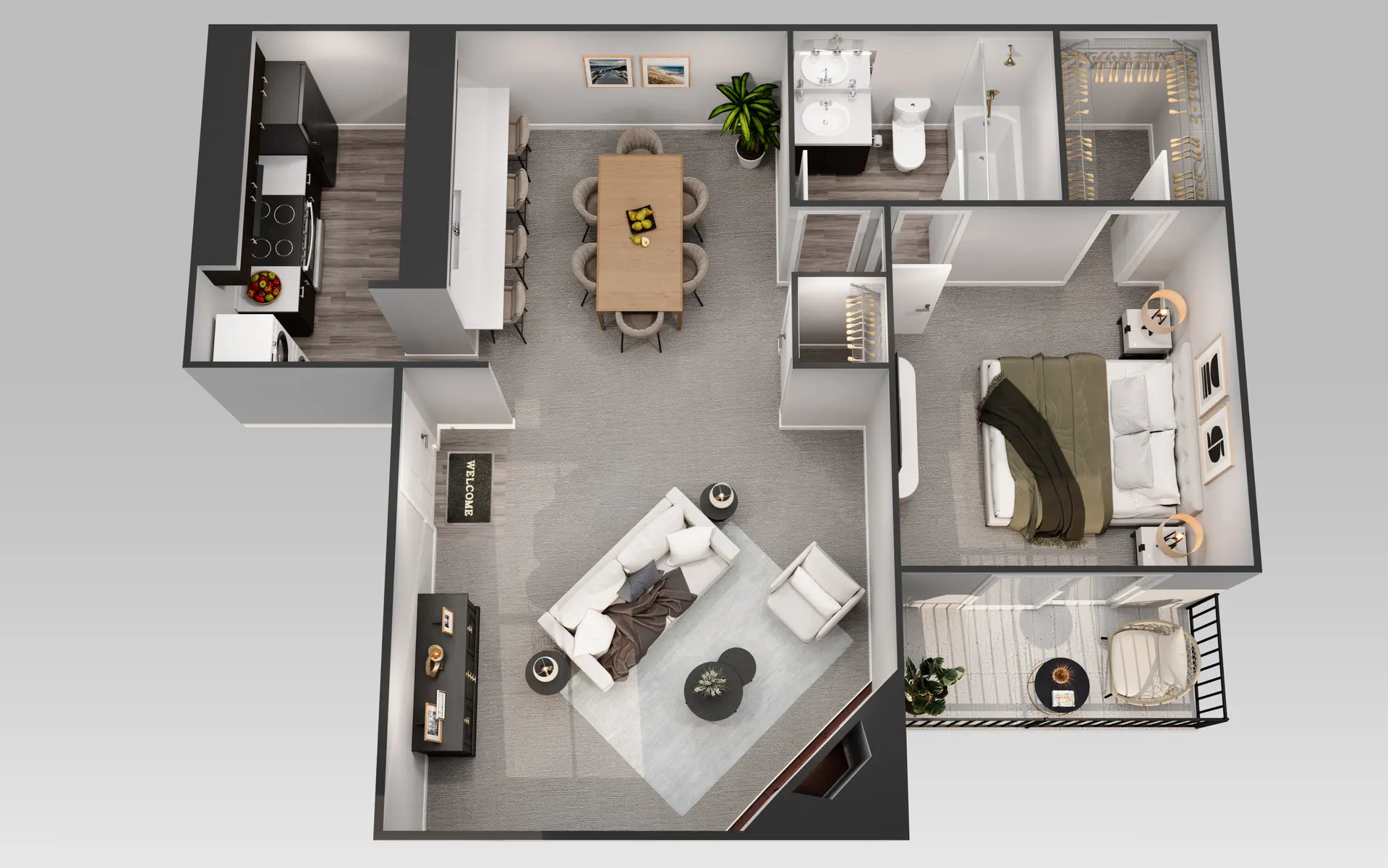 Springfield Crossing Apartments - Indoors, Furniture, Table